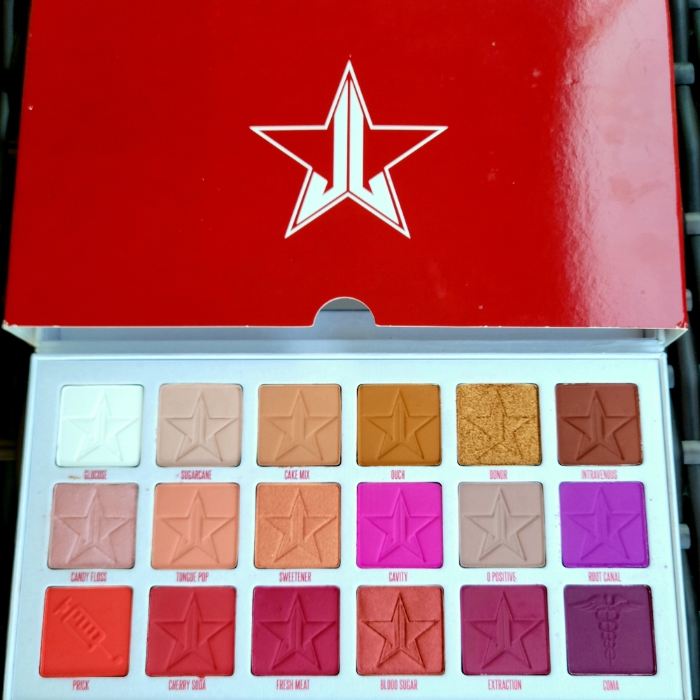 Jeffree star anniversary edition blood sugar palet
